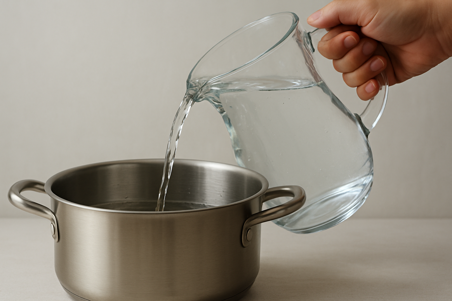 Filtered water for cooking article